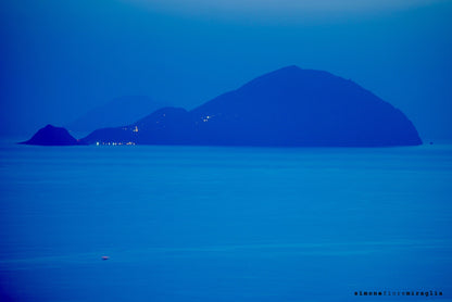 Filicudi vista da Salina. "La donna incinta"